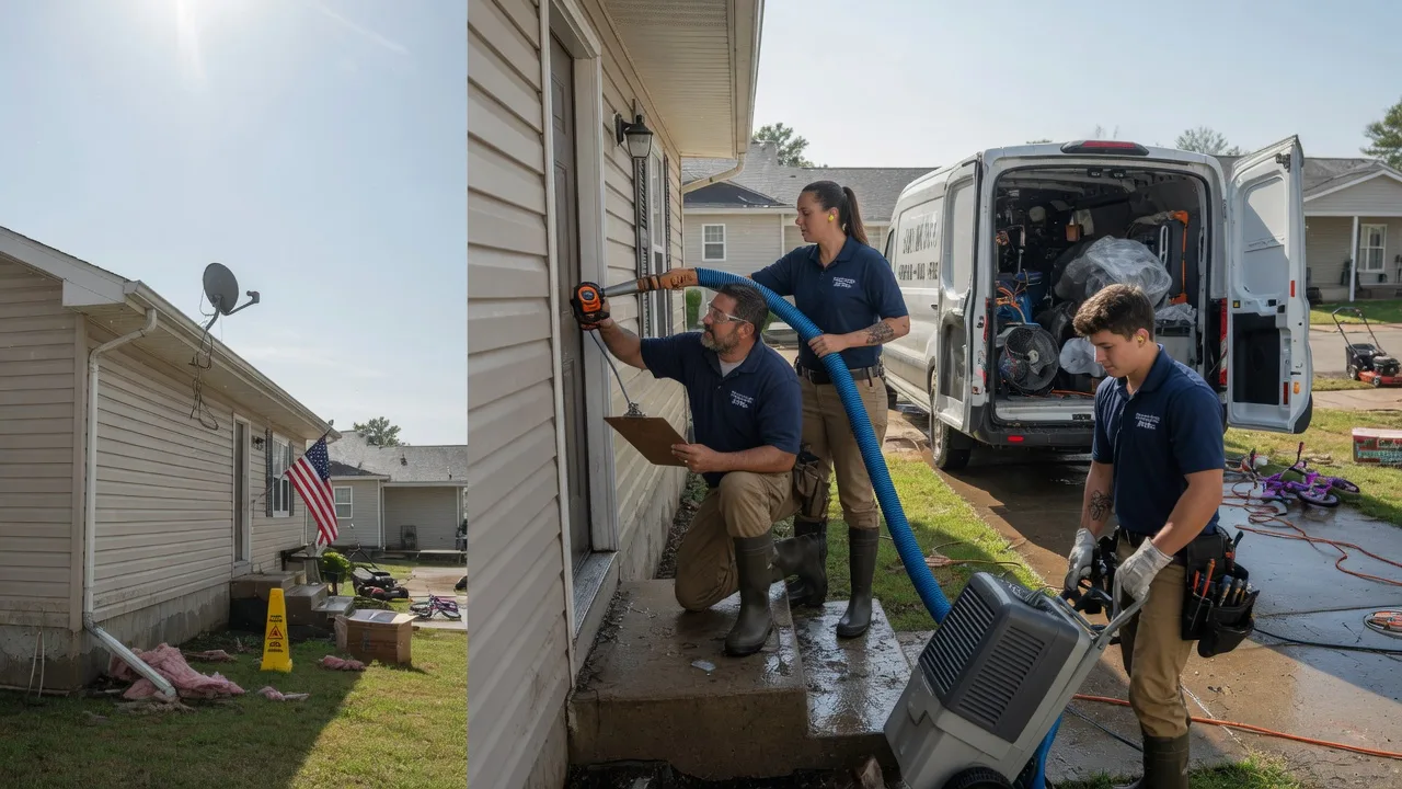 Ceiling Water Damage Restoration in New Buffalo, PA near me